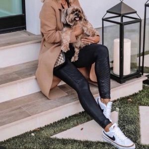 Spanx Black Moto Legging Size Small